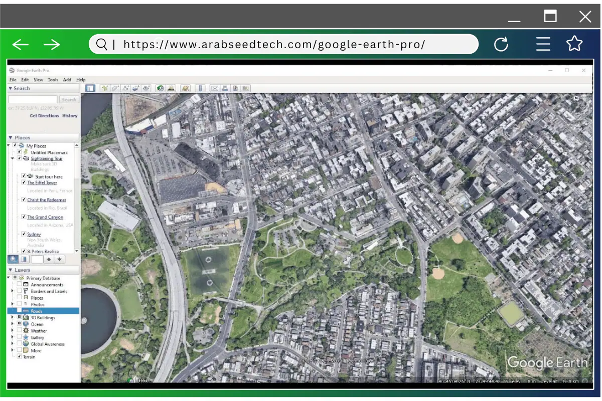 تحميل جوجل ايرث برو Google Earth Pro Free