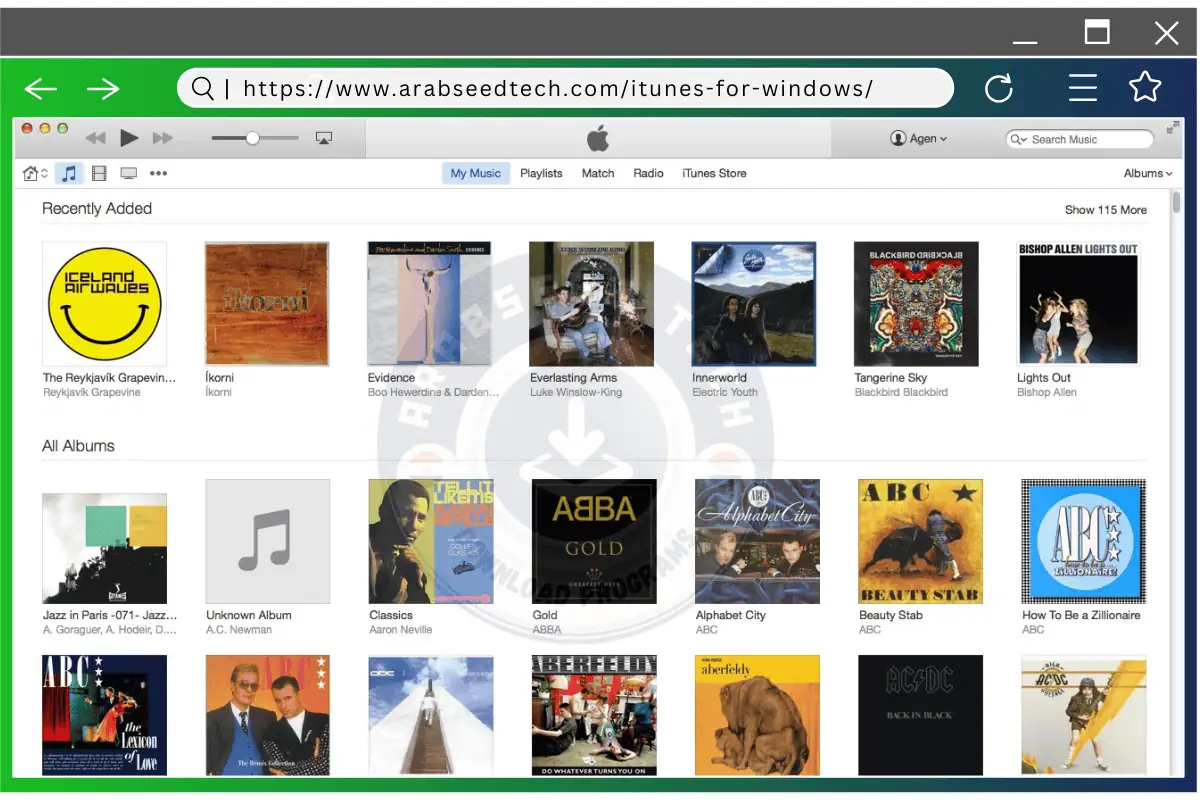 iTunes for PC