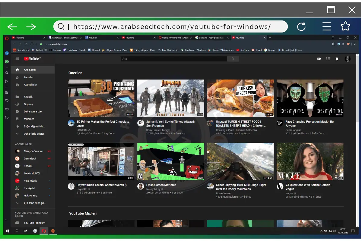 تحميل يوتيوب للكمبيوتر