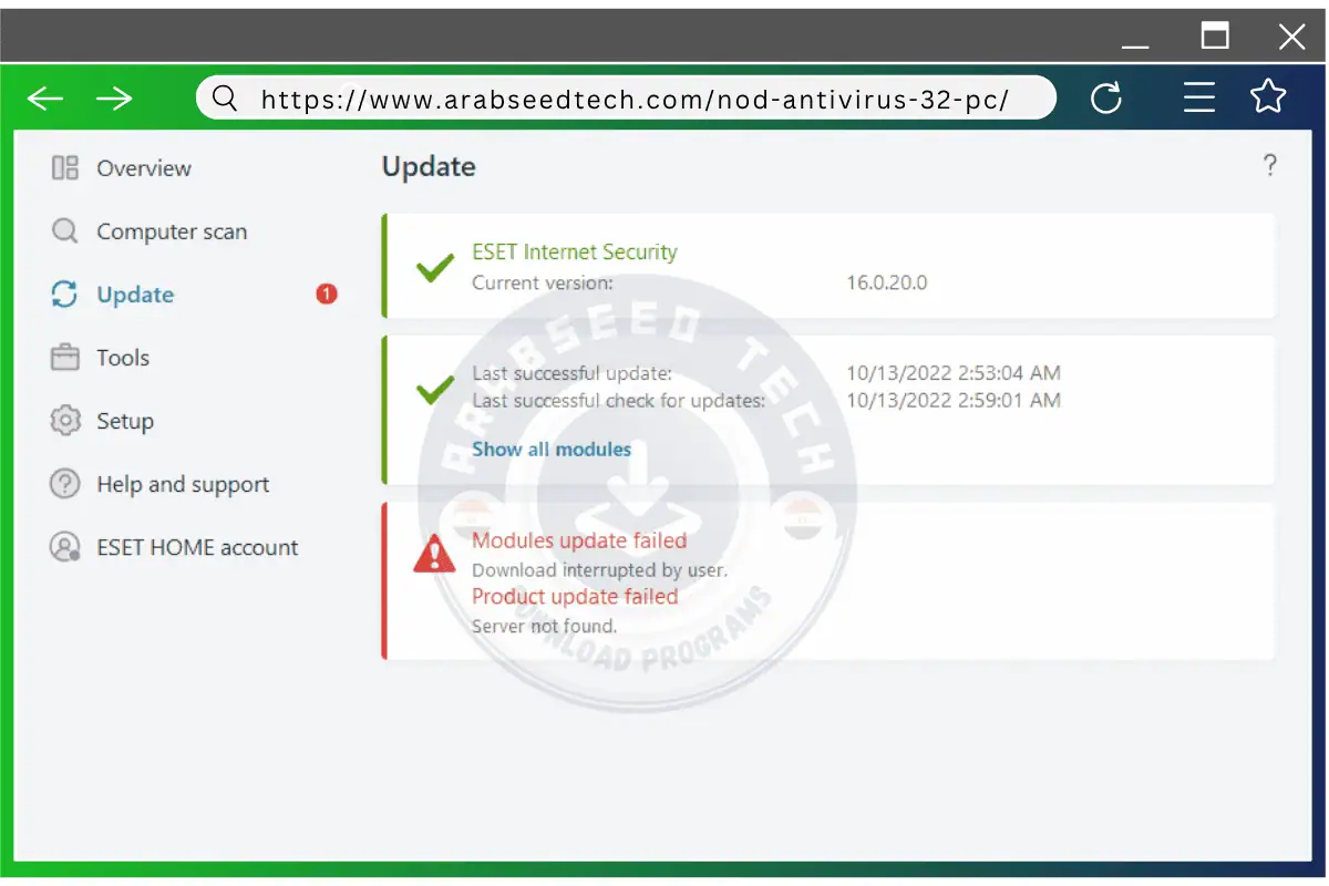 تحميل برنامج نود 32 Eset Nod Antivirus للكمبيوتر كامل 2026 مجاناً