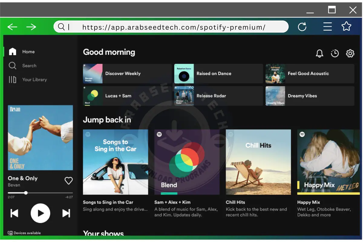 تحميل تطبيق سبوتيفاي بريميوم مهكر أحدث من ميديافاير 2026